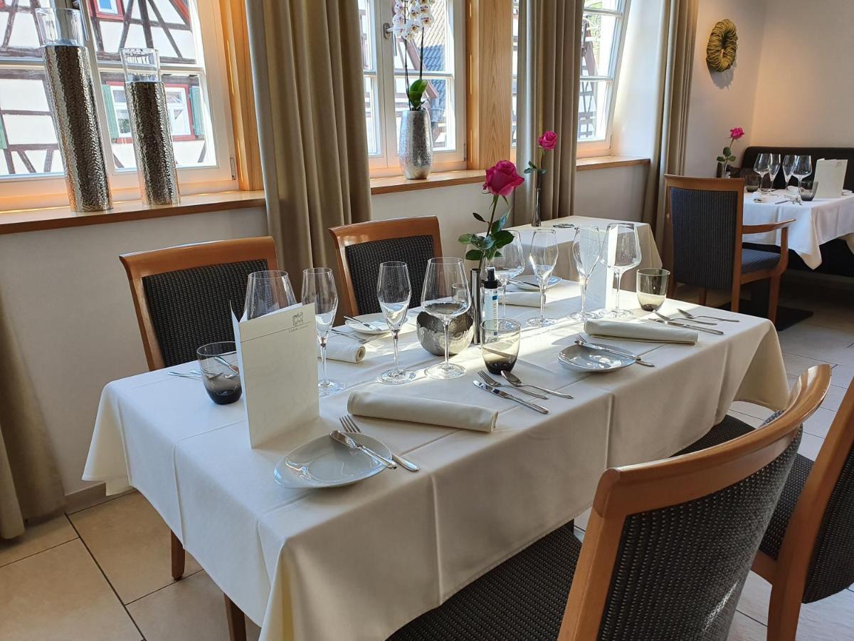 Hotel Restaurant Lamm Rosswag 바이힝겐 안 데어 엔츠 외부 사진